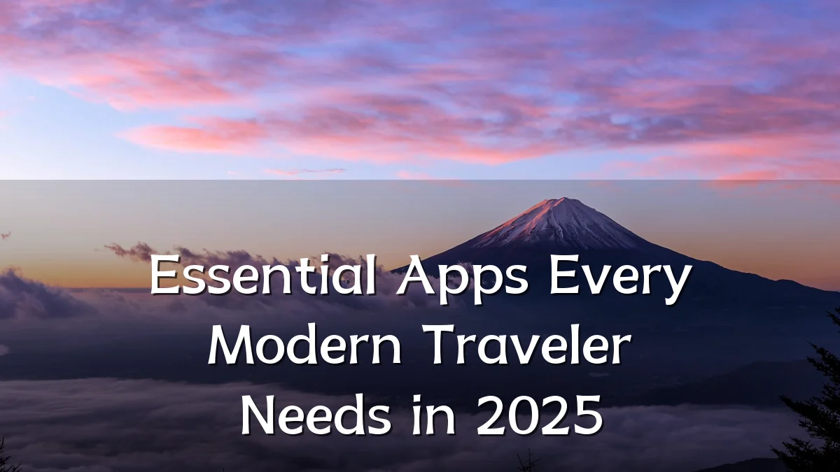 Essential Apps Every Modern Traveler Needs in 2025
