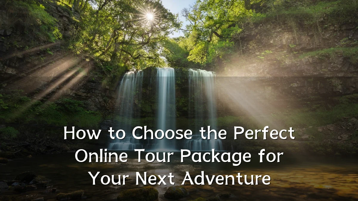 How to Choose the Perfect Online Tour Package for Your Next Adventure