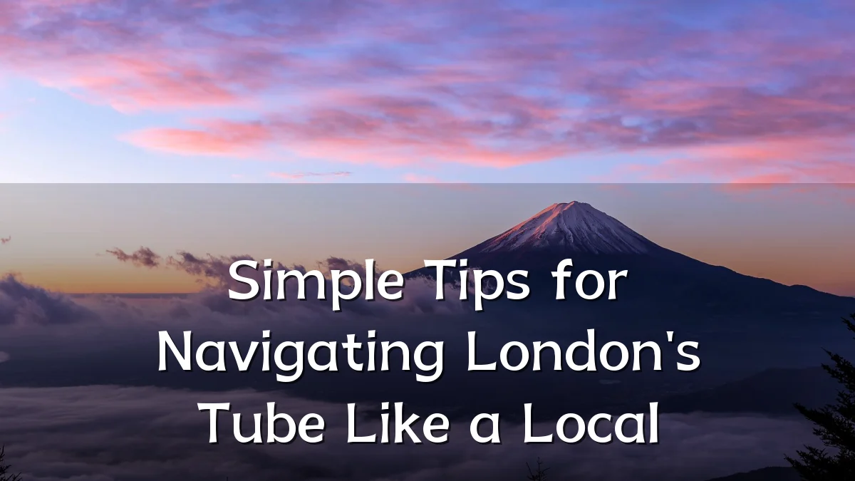Simple Tips for Navigating London's Tube Like a Local