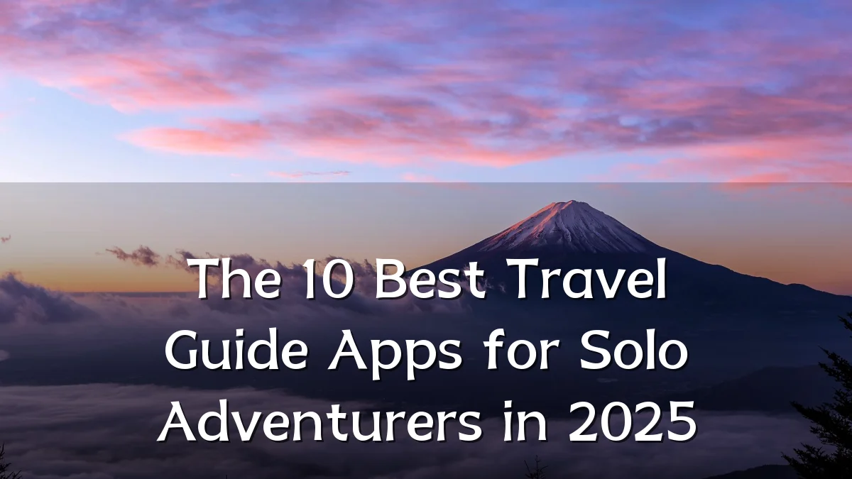 The 10 Best Travel Guide Apps for Solo Adventurers in 2025