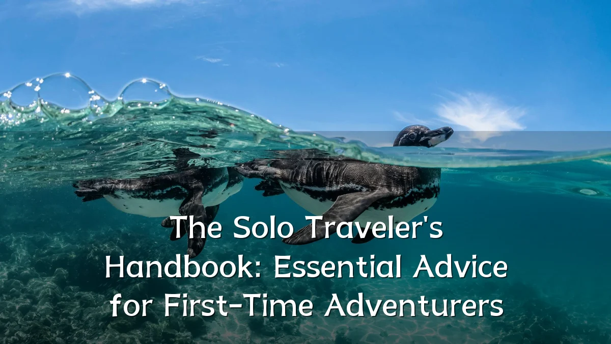 The Solo Traveler's Handbook: Essential Advice for First-Time Adventurers