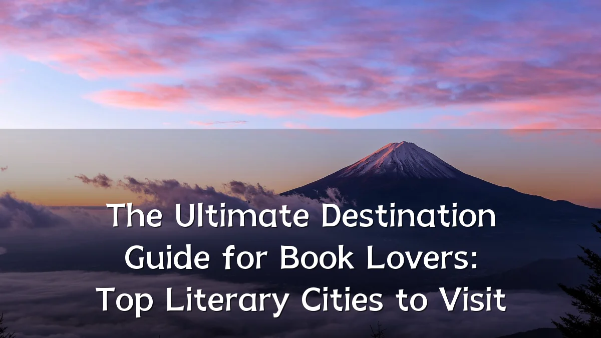 The Ultimate Destination Guide for Book Lovers: Top Literary Cities to Visit